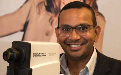 Nishit Patel with SPECTRALIS SPIRIT